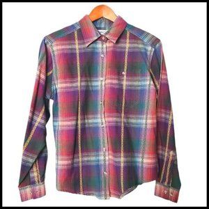 Cabin Creek Tribal Striped‎ Women's Button Down Shirt S